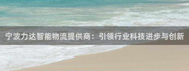 多多28麻将胡了：宁波力达智能物流提